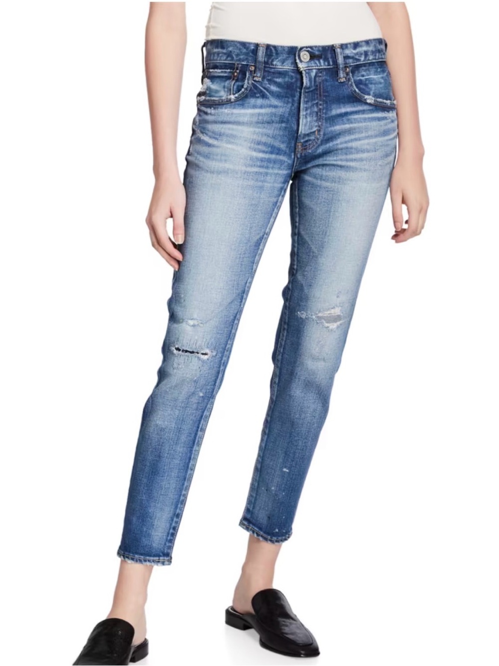 MOUSSY VINTAGE
Lancaster Distressed Skinny Jeans